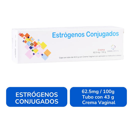 Estrógenos Conjugados 62.5mg Tubo De 43g Crema Vag. Dankel