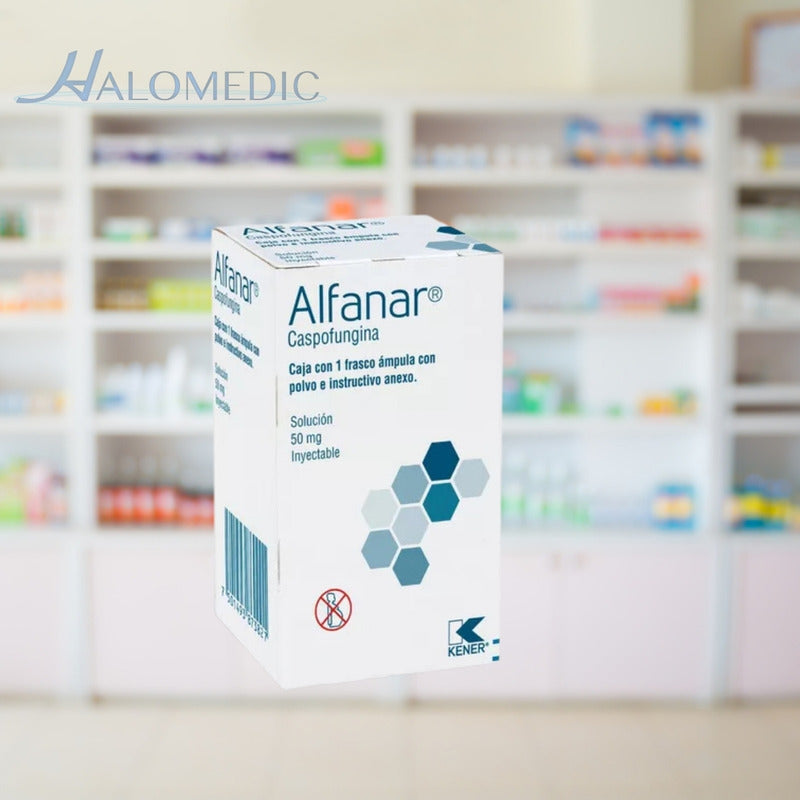 Kener Alfanar Caspofungina 1 Ampula Polvo Solucion 50mg Iny