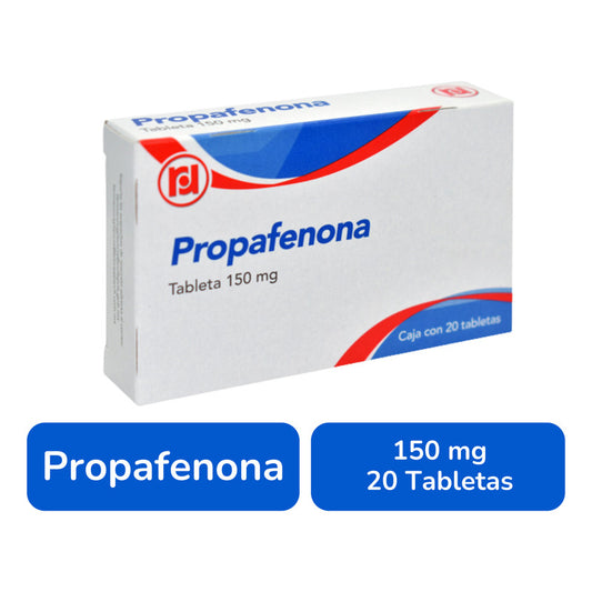 Propafenona 150 Mg Con 20 Tabletas Randall