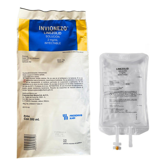 Invionezo Linezolid 2mg/ml Bolsa 300 Ml Fresenius
