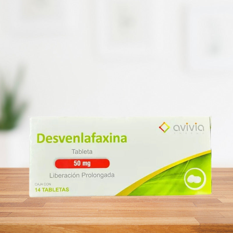 Desvenlafaxina 50 Mg 4 Cajas Con 14 Tabletas C/u Avivia