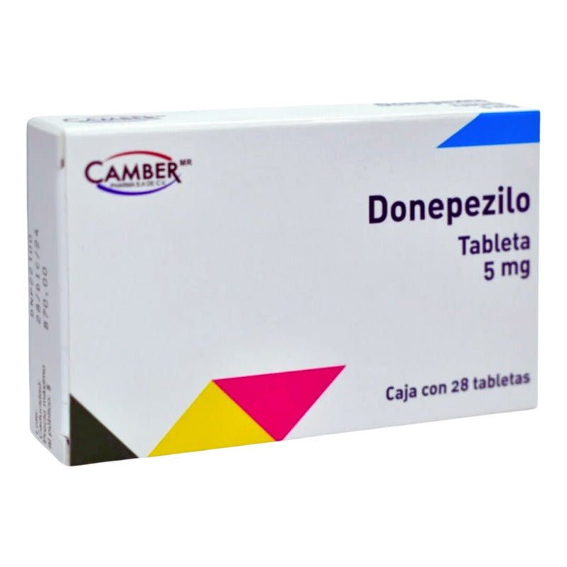 Donepezilo 5 Mg Caja Con 28 Tabletas Laboratorios Camber