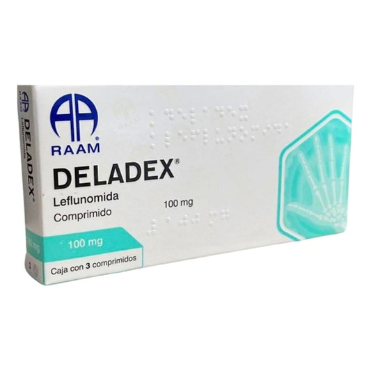 Deladex Leflunomida 100 Mg Caja Con 3 Comprimidos Raam