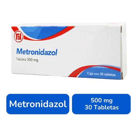 Metronidazol 500 Mg Caja 30 Tabletas Randall