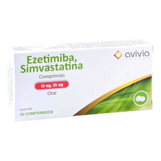 Ezetimiba / Simvastatina Avivia Caja Con 28 Comprimidos