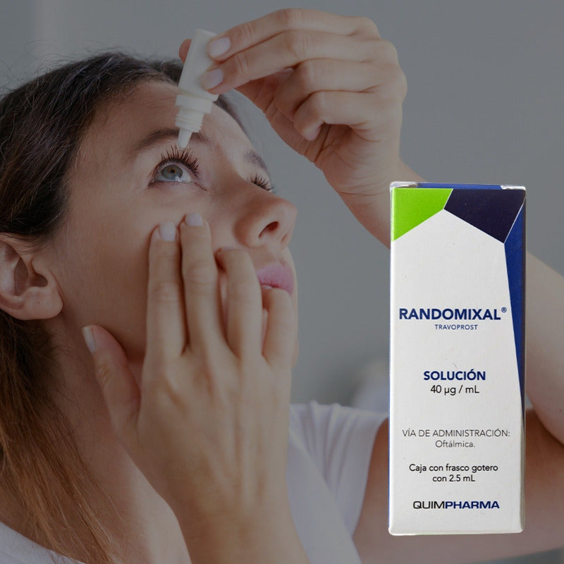 Randomixal Travoprost 40 Mcg Frasco Con 2.5 Ml Quimpharma