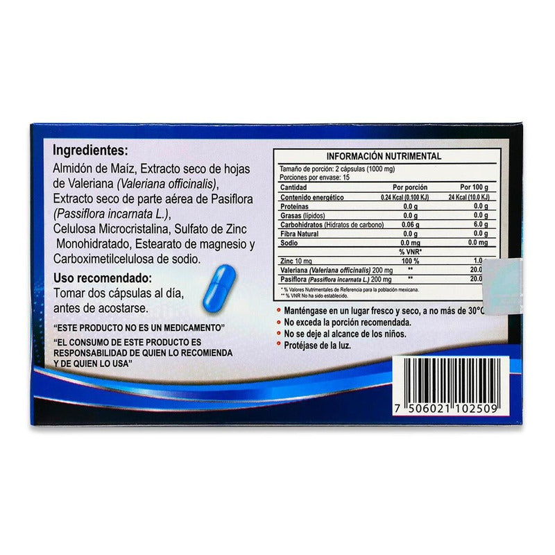 Xeroton, 30 Capsulas De 500 Mg, Natutech Sabor Sin Sabor