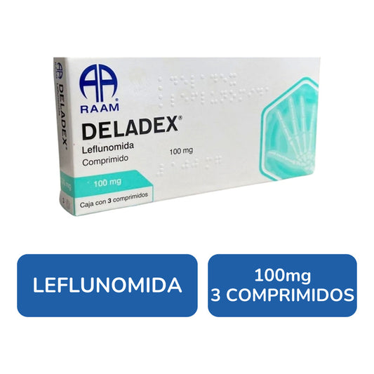 Deladex Leflunomida 100 Mg Caja Con 3 Comprimidos Raam
