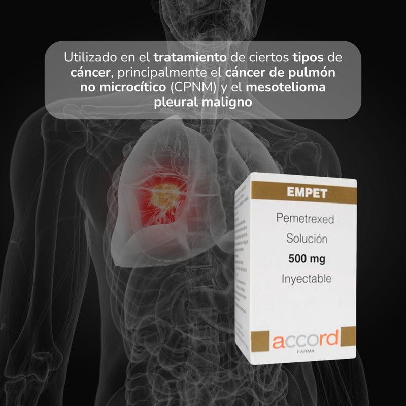 Empet Pemetrexed 500 Mg Inyectable Accord Farma
