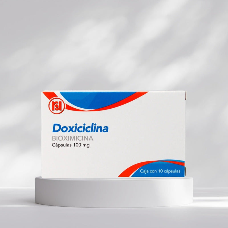Doxiciclina 100 Mg Caja Con 10 Cápsulas Randall