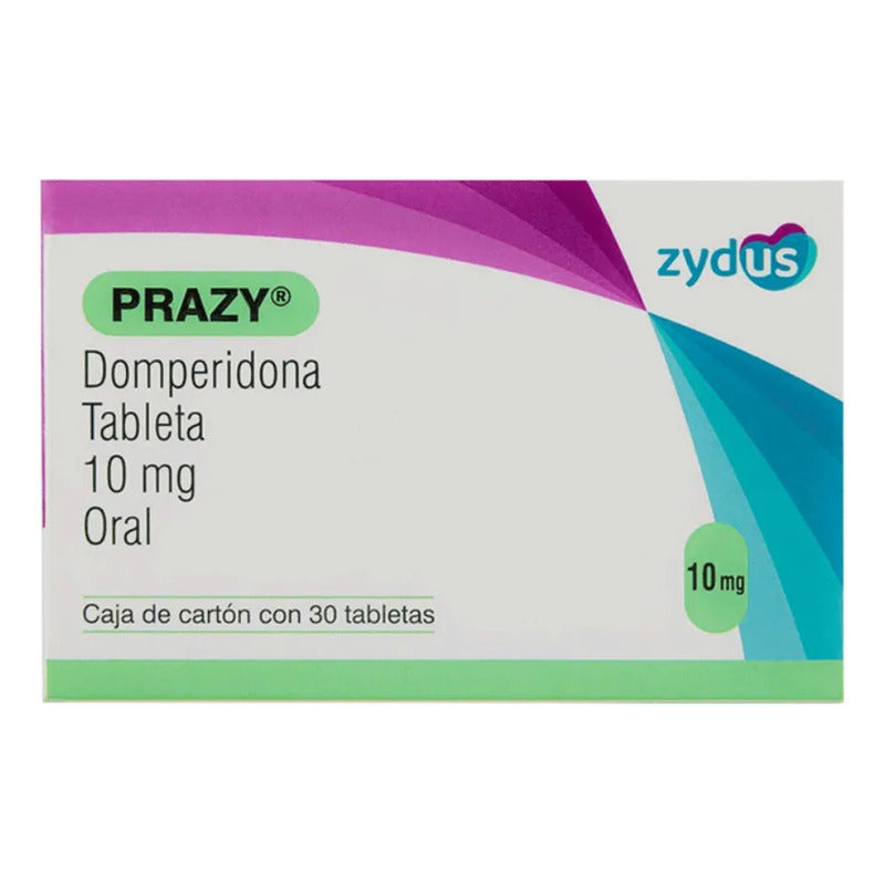 Prazy Domperidona 10 Mg Caja Con 30 Tabletas Zeux