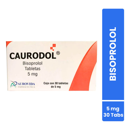Caurodol Bisoprosol Caja Con 30 Tabs. 5 Mg Aurovida