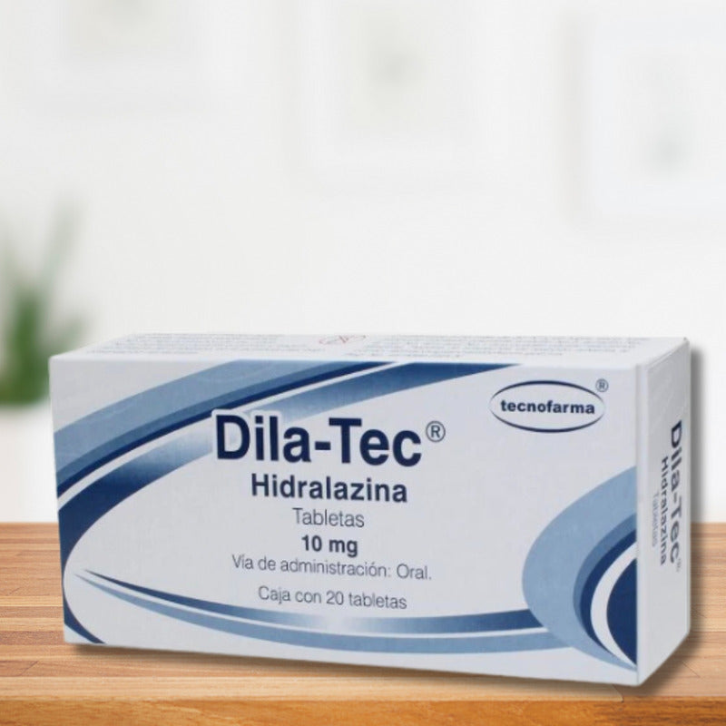 Dila-tec Hidralazina 10 Mg Caja Con 20 Tabletas