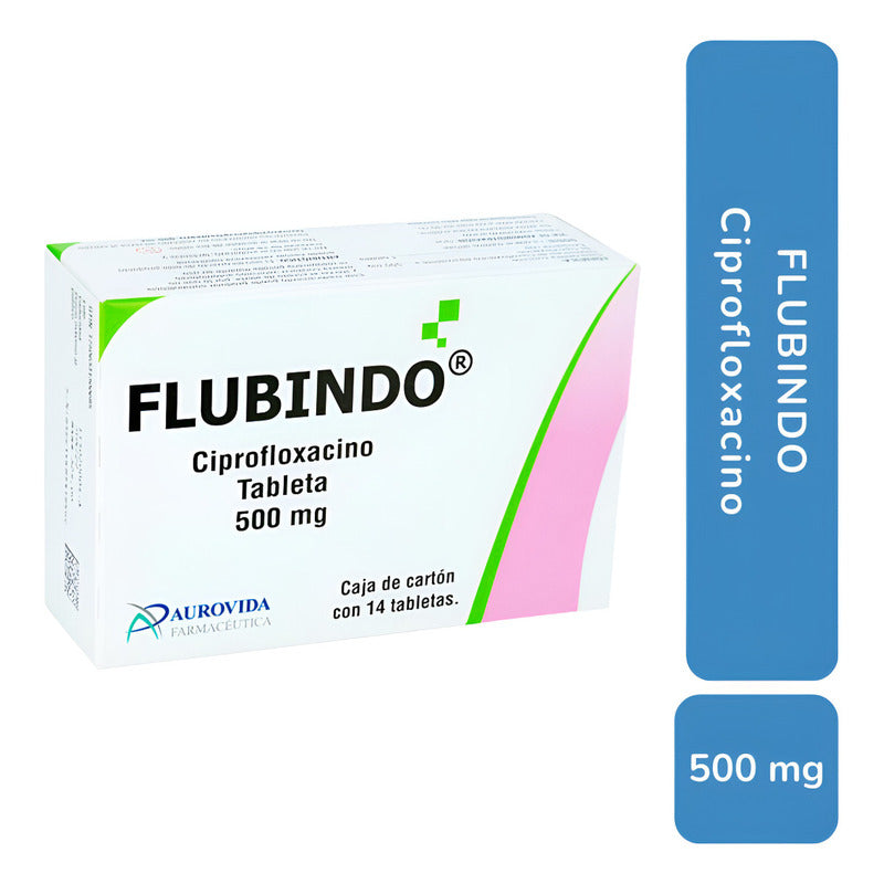 Flubindo Ciprofloxacino Mg Caja Con 14 Tabletas Aurovida
