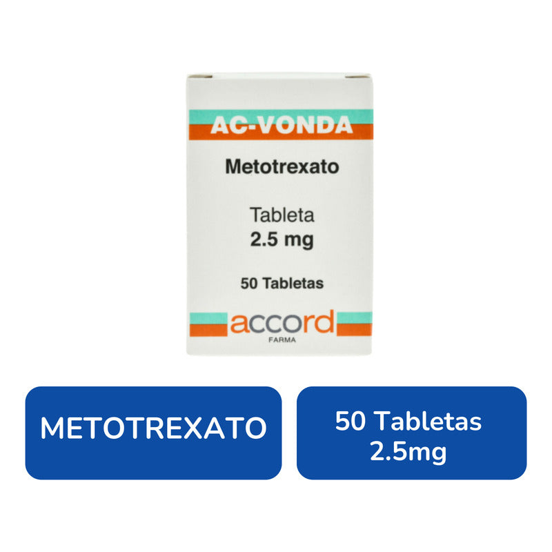 Metotrexato 2.5 Mg Ac-vonda Caja Con 50 Tabletas