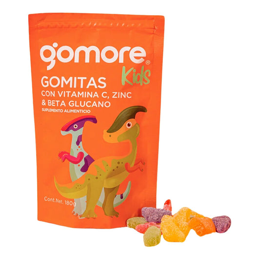Gomore Kids Gomitas Con Vitamina C, Zinc Y Beta Glucano Frutas