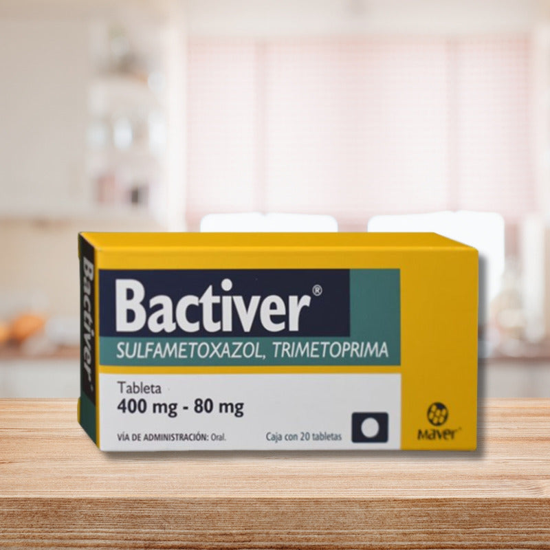 Bactiver Sulfametoxazol Trimetoprima Maver Duo 20 Tabs C/u
