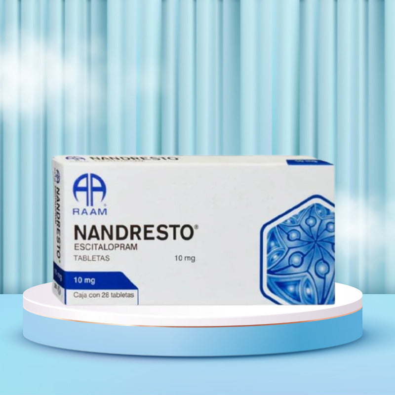 Nandresto Escitalopram 10 Mg, 28 Tabletas Raam