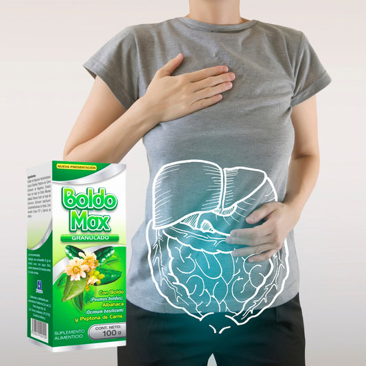 Boldo Max Granulado 2 Cajas Con 100 G C/u Natutech Boldo Albahaca