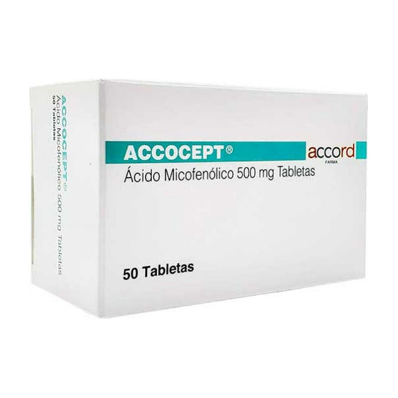 Accocept Accocept Tabletas 500 Mg, 50 Tabletas - Accord Farma, S.a. De C.v.