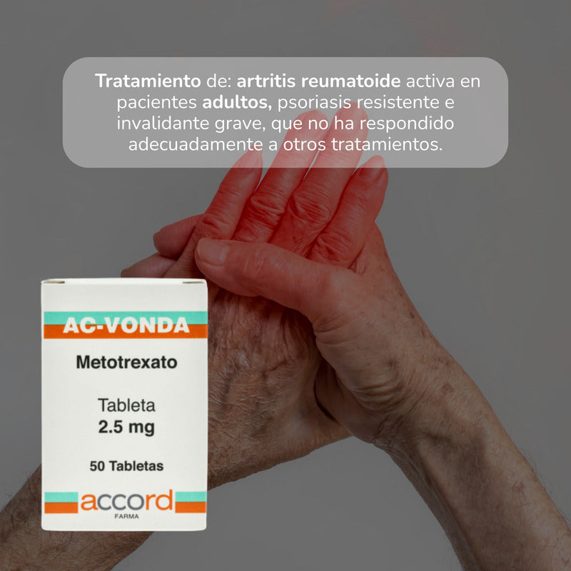 Metotrexato 2.5 Mg Ac-vonda Caja Con 50 Tabletas
