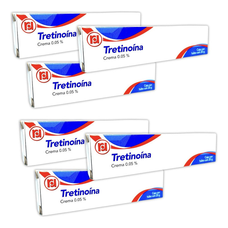 Tretinoina Ácido Retinoico 5% Crema 6 Tubos 20 G C/u Randall
