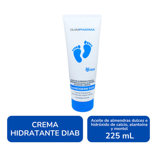Quimoderm Diab Crema Hidratante Almedras 225 Ml Quimpharma