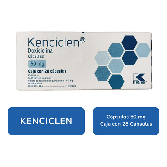 Kenciclen 50 Mg Caja Con 28 Cápsulas Kener