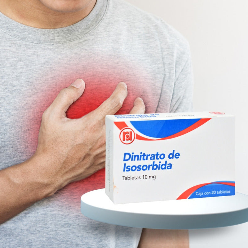Dinitrato De Isosorbida 10 Mg 2 Cajas 20 Tabs C/u Randall