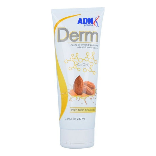 Adn Pharma Crema Corporal Con Aceite De Almendras Dulces, Hidratación Profunda, 240 Ml