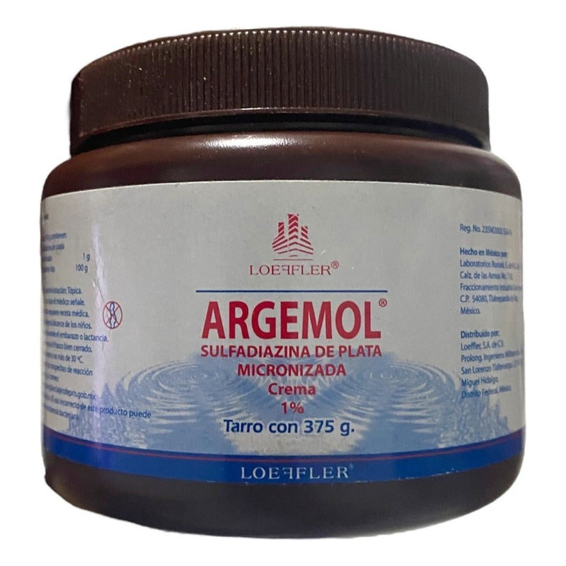 Argemol Sulfadiazina De Plata Micronizada Crema 1% 375gr