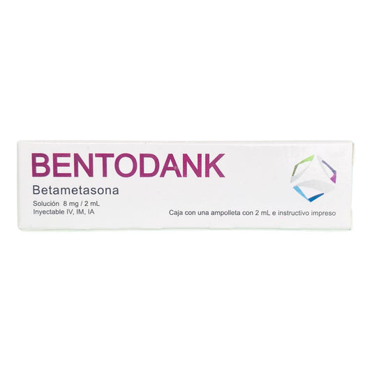 Bentodank Betametasona 8mg 1 Ampolleta 2 Ml Dankel