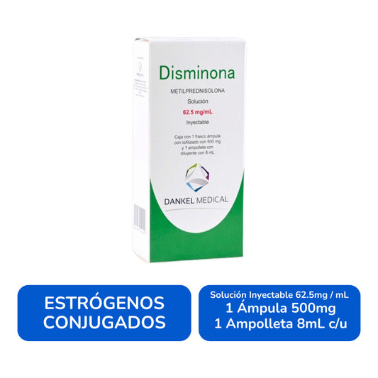Disminona Metilprednisolona 62.5mg 1 Amp 8ml C/u Dankel