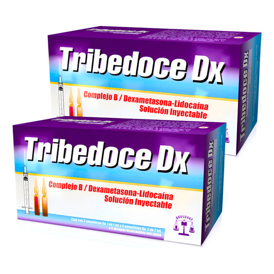 Tribedoce Dx Complejo B Dexametasona 2 Cajas Inyectable