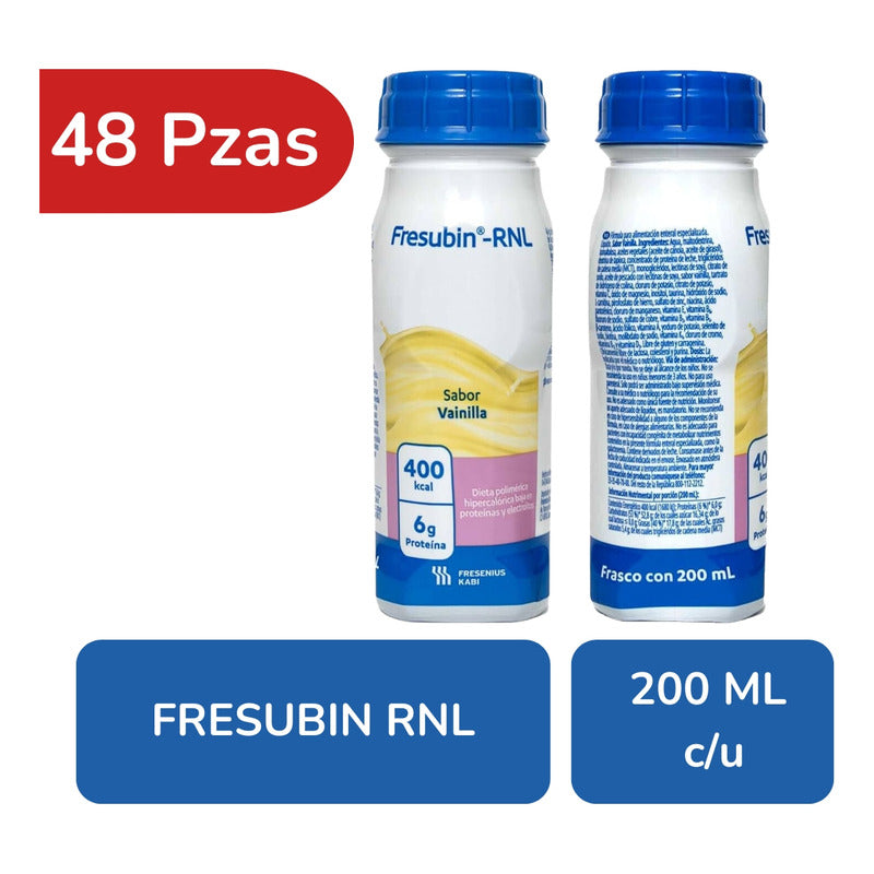 Fresubin Rnl 400 Kcal 48 Botelas De 200 Ml Sabor Vainilla Vainilla