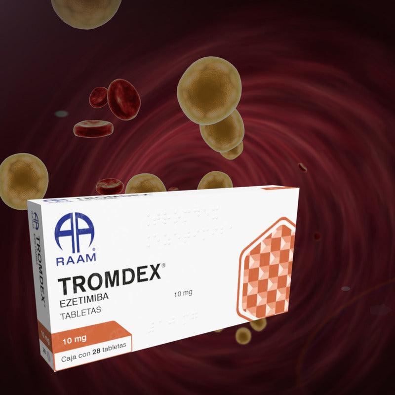 Tromdex Ezetimiba 10 Mg Caja Con 28 Tabletas