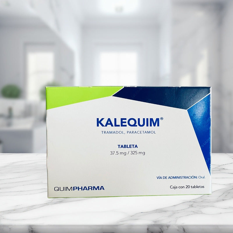 Kalequim Tramadol/ Paracetamol 2 Cjas 20 Tabs C/u Quimpharma
