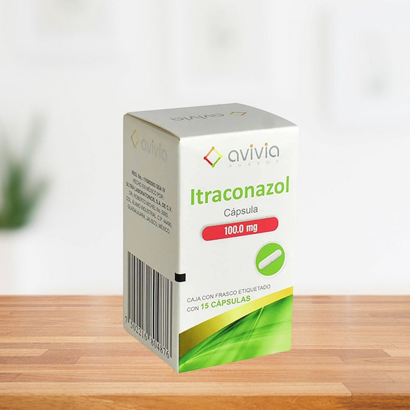 Itraconazol 100 Mg 6 Cajas 15 Cápsulas C/u Avivia Pharma