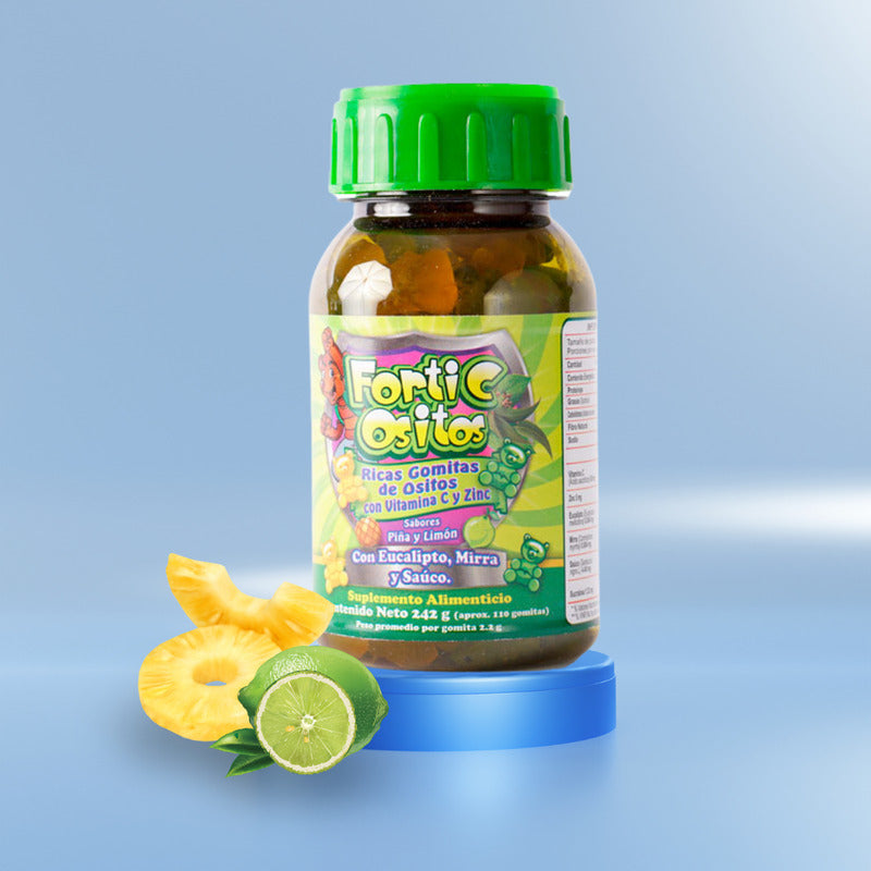 Forti C Ositos Gomitas 242 G Piña Limón Natutech Piña Y Limón