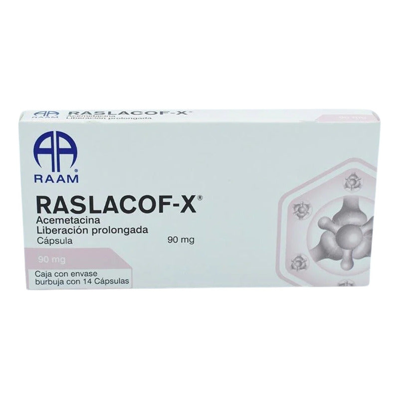 Raslacof-x Acemetacina 90 Mg 14 Caps Liberación Prol Raam