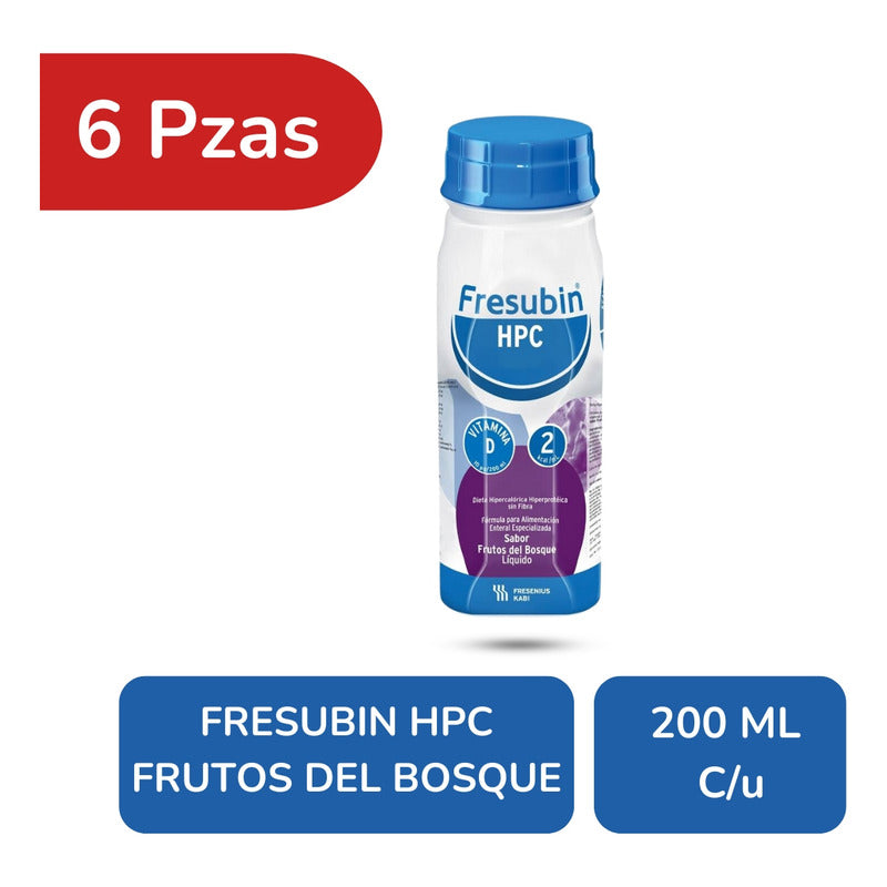 Fresubin Hpc Frutos Del Bosque 200 Ml 6 Piezas Suplemento Frutos Del Bosque