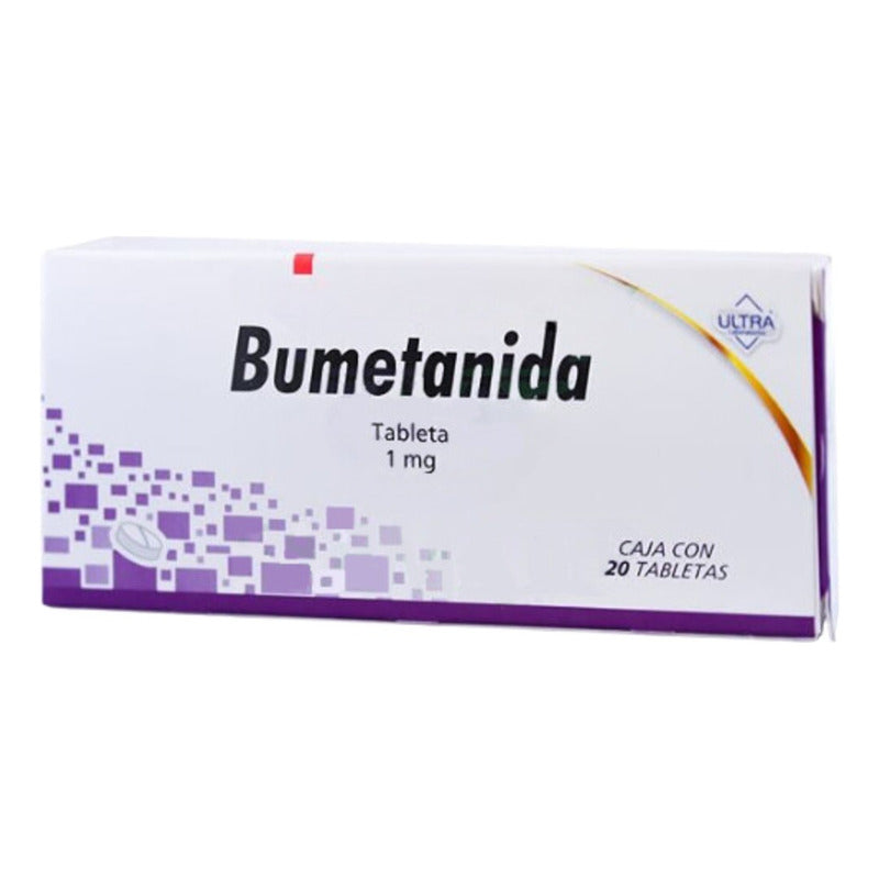 Bumetanida Ultra Caja Con 20 Tabletas De 1 Mg