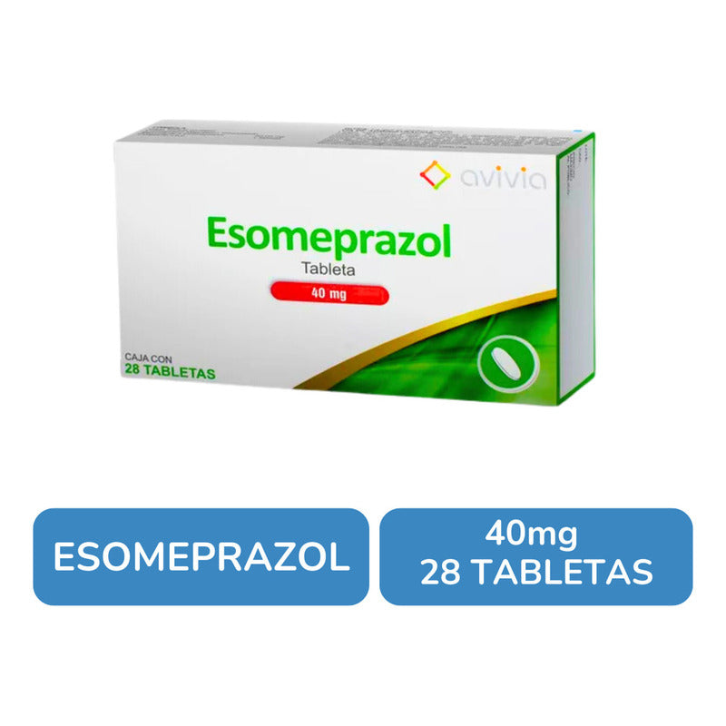 Esomeprazol 40 Mg 28 Tabletas Avivia