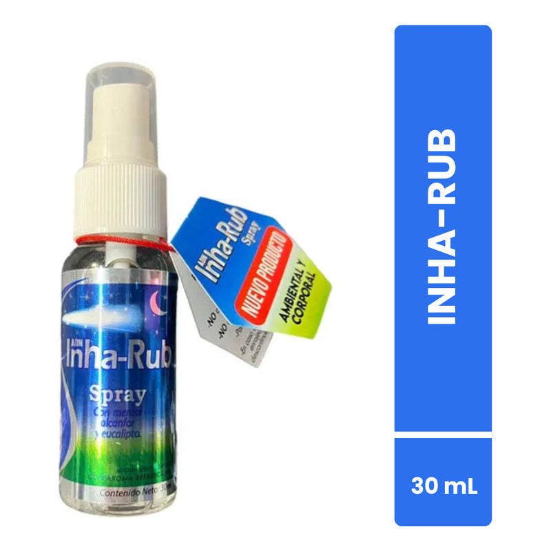 Inha-rub Spray 30 Ml Alcanflor/mentol/eucalipto Adn Pharma