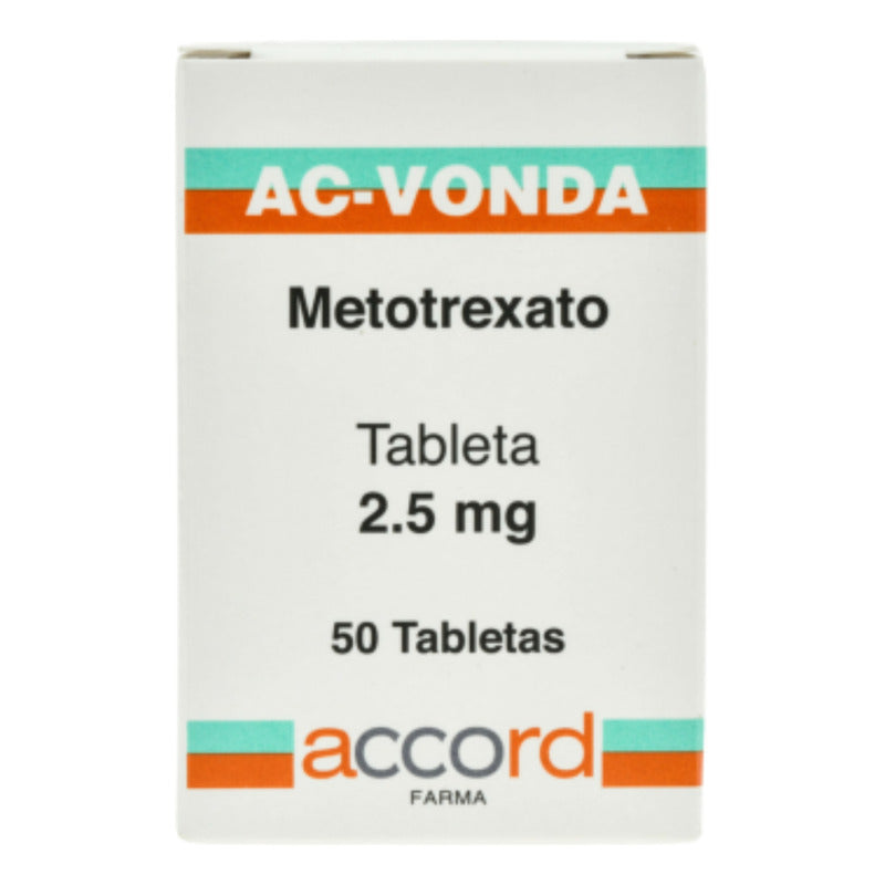 Metotrexato 2.5 Mg Ac-vonda Caja Con 50 Tabletas