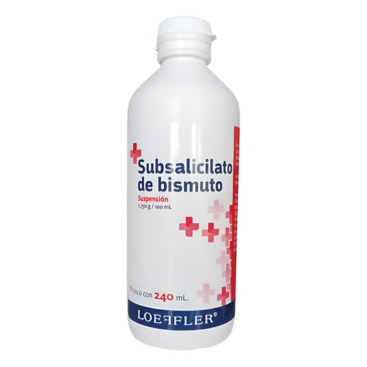 Subsalicilato De Bismuto 240 Ml Loeffler Contra Acidez