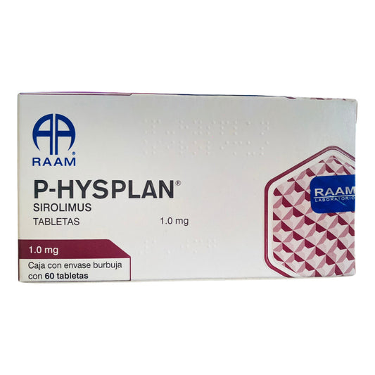 P-hysplan Sirolimus Caja Con 60 Tabletas Raam