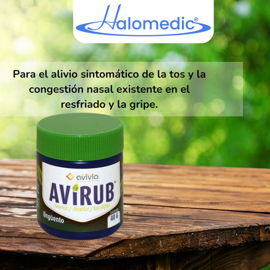 Avirub Mentol/alcanfor/eucalipto Ungüento 6 Tarros Con 40g