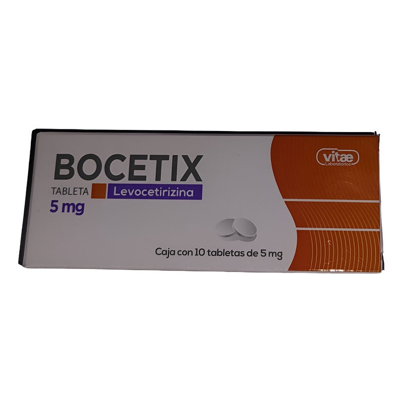 Bocetix Levocetirizina 5mg Con 10 Tabletas