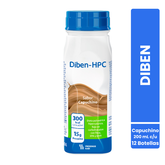 Diben-hpc Sabor Capuchino Paquete Con 12 Botellas De 200ml C/u